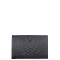 Saint Laurent Monogram Mix Matelasse Envelope Wallet on Chain