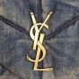 Saint Laurent Loulou Puffer Small Denim