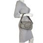 Gucci GG Supreme Horsebit 1955 Asymmetric Shoulder Bag