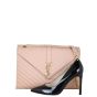 Saint Laurent Matelasse Envelope Large Bag