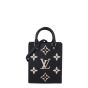 Louis Vuitton Petit Sac Plat Monogram Empreinte Giant Bicolour