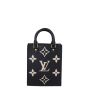 Louis Vuitton Petit Sac Plat Monogram Empreinte Giant Bicolour