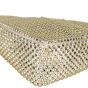 Prada Triangle Satin Crystal Shoulder Bag