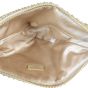 Prada Triangle Satin Crystal Shoulder Bag