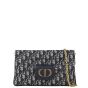 Dior Montaigne Double Clutch with Chain Oblique