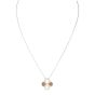 Van Cleef & Arpels Vintage Alhambra Holiday Pendant 2024 Diamond 18k White and Rose Gold Necklace