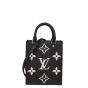 Louis Vuitton Petit Sac Plat Monogram Empreinte Giant Bicolour