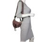 Dior Saddle Bag Oblique with Embroidered Strap