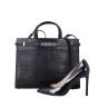Saint Laurent Manhattan Tote Medium Croc Embossed