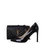 Saint Laurent Monogram Mix Matelasse Envelope Chain Bag Small