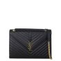 Saint Laurent Matelasse Envelope Large Bag