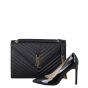 Saint Laurent Matelasse Envelope Large Bag