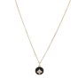 Louis Vuitton Color Blossom Onyx Diamond 18k Yellow Gold Pendant Necklace