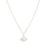 Bvlgari Diva's Dream 18k Rose Gold Diamond Mother of Pearl Pendant Necklace
