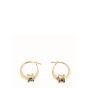Bvlgari B.Zero1 18k Yellow Gold Hoop Earrings Small