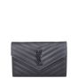 Saint Laurent Monogram Chain Wallet front