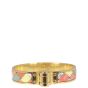 Hermes Hinged Enamel Bracelet Front
