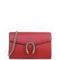 Gucci Dionysus Mini Leather Chain Wallet Front with Strap