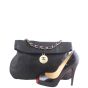 Chanel Ball Charm Black Lambskin Leather Hobo Bag Scale