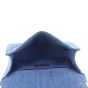 Chanel Boy Medium Tweed Denim Bag Interior