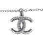 Chanel CC Crystal Bracelet Front
