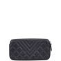 Chanel CC Double Zip Clutch with Chain Back