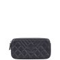 Chanel CC Double Zip Clutch with Chain Front