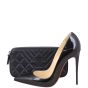 Chanel CC Double Zip Clutch with Chain Shoe