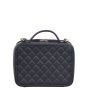 Chanel CC Filigree Vanity Case Large Back