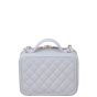 Chanel CC Filigree Vanity Case Small Back