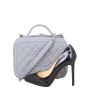 Chanel CC Filigree Vanity Case Small Shoe