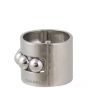 Chanel Roller Ball Wide Cuff front side