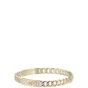 Chanel CC Crystal Textured Chain Link Bangle Left