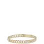 Chanel CC Crystal Textured Chain Link Bangle Right