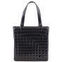 Chanel Chocolate Bar Tote Large Back