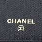 Chanel Coco Button Long Wallet Stamp