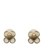 Chanel CC Flower Earrings back