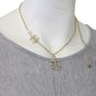 Chanel Faux Pearl Anchor Necklace Mannequin