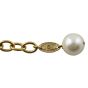 Chanel Vintage Glass Pearl Necklace Engravings