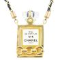 Chanel Vintage No.5 Perfume Bottle Necklace Front