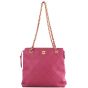 Chanel Petite Quilted Caviar Tote Front