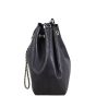 Chanel Quilted CC Drawstring Bucket Bag Side