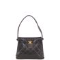 Chanel CC Double Turn Lock Vintage Mini Tote Front
