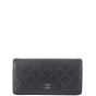 Chanel Quilted Yen Wallet Front