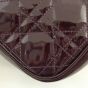 Dior Patent Cannage Lady Dior Clutch Corner