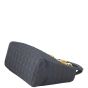 Dior Lady Dior Cannage Quilted Canvas Bag Medium Corner
