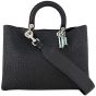 Dior Lady Dior Large Canyon Grained Lambskin Front