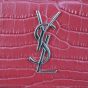 Saint Laurent Sunset Mini Croc-Embossed Hardware
