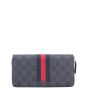 Gucci GG Supreme Web Zip Around Wallet Back