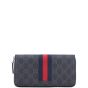 Gucci GG Supreme Web Zip Around Wallet Front